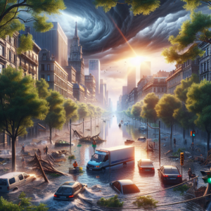 La tempesta Kirk provoca danni, inondazioni e una vittima in Francia e Belgio