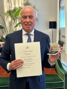 Giancarlo Aneri onorato con il titolo di “Gentiluomo del Papa”
