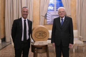Evento a Parma per i 90 anni del Consorzio Parmigiano Reggiano con la presenza di Mattarella