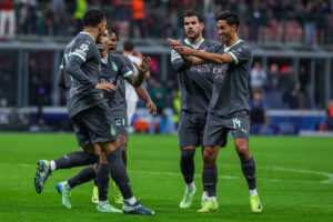 Il Milan ottiene la prima vittoria stagionale in Champions League battendo il Bruges 3-1, con...