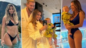 Diletta Leotta, Loris Karius e la loro figlia sulle Dolomiti