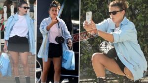 Emma sorpresa dai paparazzi mentre fa shopping a Beverly Hills