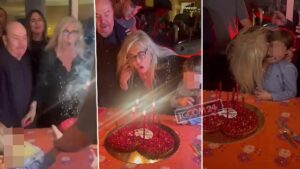 Mara Venier festeggia il suo 74° compleanno con una festa casalinga a Roma