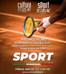 Cultura Italiae e Sport Italiae lanciano una campagna di raccolta firme per promuovere lo sport come...