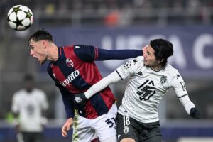 Il Monaco batte Bologna 1-0 in Champions League dipingendo i rossoblu in un’altra sconfitta