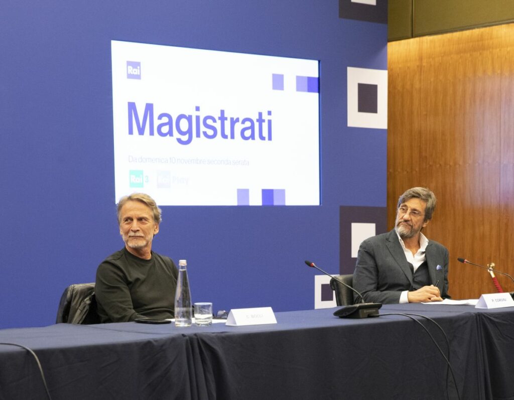 La Rai presenta "Magistrati", un programma che ha l'obiettivo di far conoscere il lavoro e il...