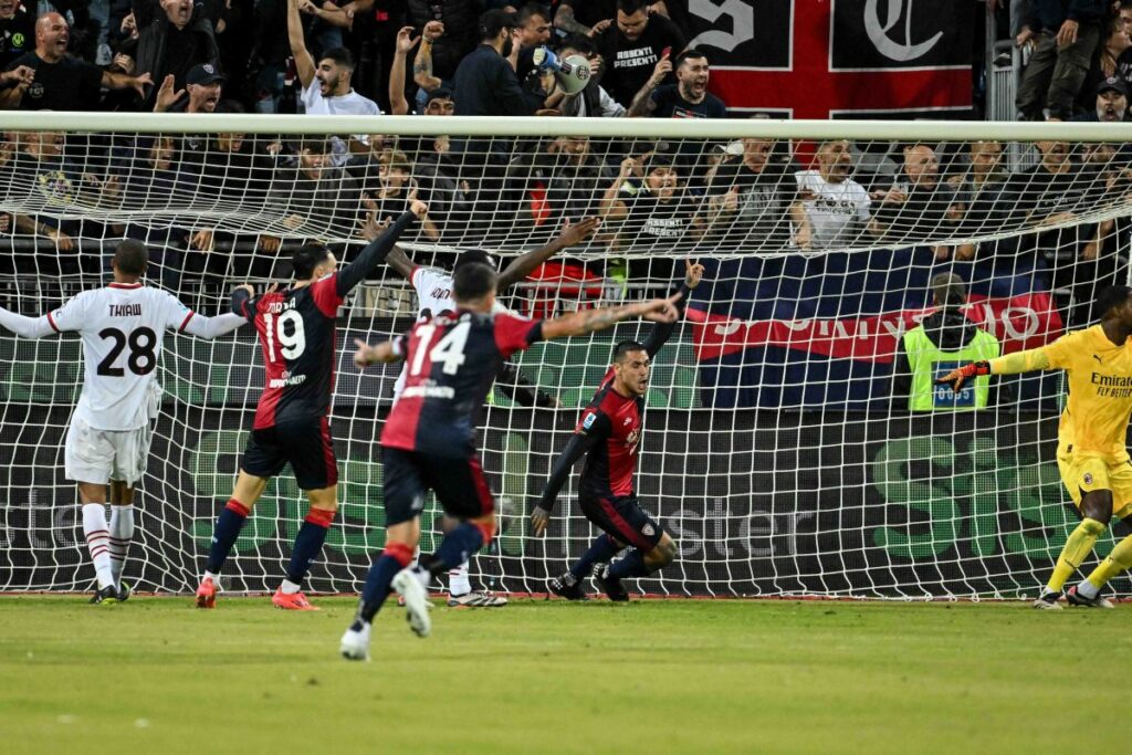 Cagliari contro Milan: un match ricco di emozioni e gol