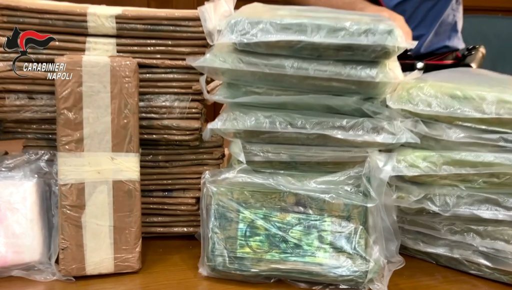 33 arresti per traffico di droga tra Spagna e Napoli gestito dalla camorra
