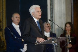 La cerimonia di consegna delle insegne di Cavaliere dell'ordine "Al Merito del Lavoro" al Quirinale...