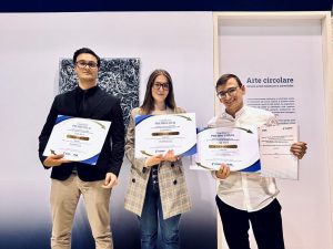 Niccolò Cenzato, Maria Chiara Riccella e Davide Sciretta, neolaureati delle università di Padova e...