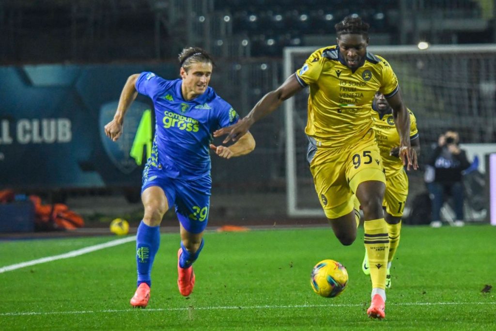 Davis contro Pellegri: 1-1 tra Empoli e Udinese