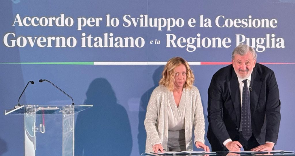 Il Presidente del Consiglio dei ministri, Giorgia Meloni, ha sottoscritto oggi l'Accordo per la...