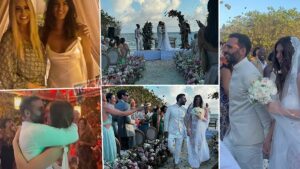 Le nozze in tre per la figlia di Loredana Lecciso: Brigitta Cazzato festeggia in Africa sulla spiaggia