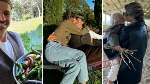 Cristina Marino e Luca Argentero: la coppia di contadini con i loro piccoli