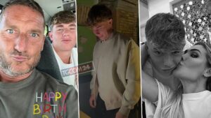 19 anni per Cristian Totti: una torta e gli auguri dai genitori Francesco e Ilary Blasi