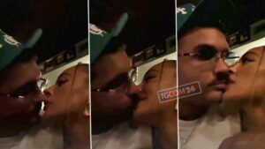 In diretta social, Geolier e Chiara Frattesi si scambiano un bacio passionale, amore scintillante tra le stelle