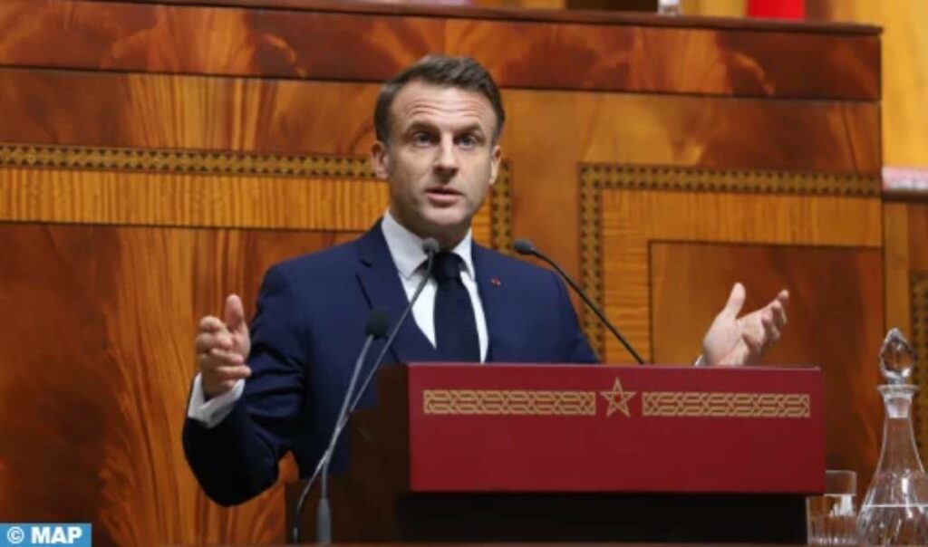 Il Presidente francese Macron ribadisce il sostegno della Francia alla sovranità del Marocco sul...