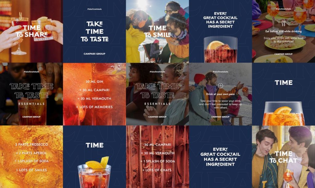 La Campari Group presenta “Take Time to Taste”, la nuova campagna per un consumo responsabile.