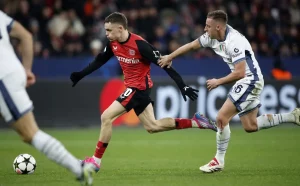 Mukiele decide la partita al 90° minuto: l’Inter cade a Leverkusen