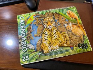 Il calendario CITES 2025 dei Carabinieri dedicato al Sud America