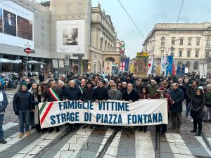 Prima commemorazione di Piazza Fontana senza la vedova Pinelli