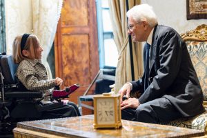 Il Presidente Mattarella diventa attore per un giorno per il Telethon Mavi