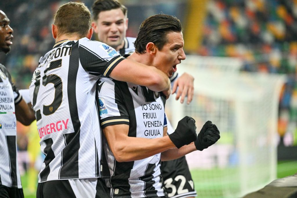 L’Udinese batte la Fiorentina al “Franchi”, i viola ancora sconfitti