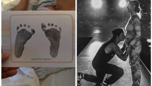 Le ultime settimane prima del parto sono state trascorse in America da Ultimo e Jacqueline Luna Di...