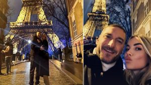 Francesco Totti si innamora sotto la Tour Eiffel a Parigi con Noemi Bocchi