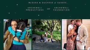 Harry e Meghan, nella cartolina di Natale per la prima volta compare anche la dolce presenza dei due figli, ma…