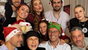 Clizia Incorvaia e Eleonora Giorgi festeggiano il Natale in famiglia in anticipo