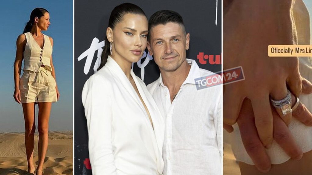 Matrimonio nel deserto: Adriana Lima sposa Andre Lemmers