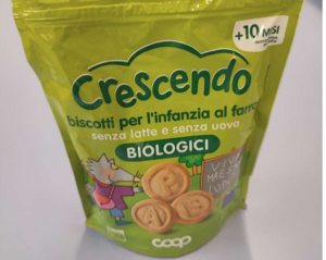 Richiamo della Coop per biscotti per l’infanzia a causa di possibile presenza di piombo