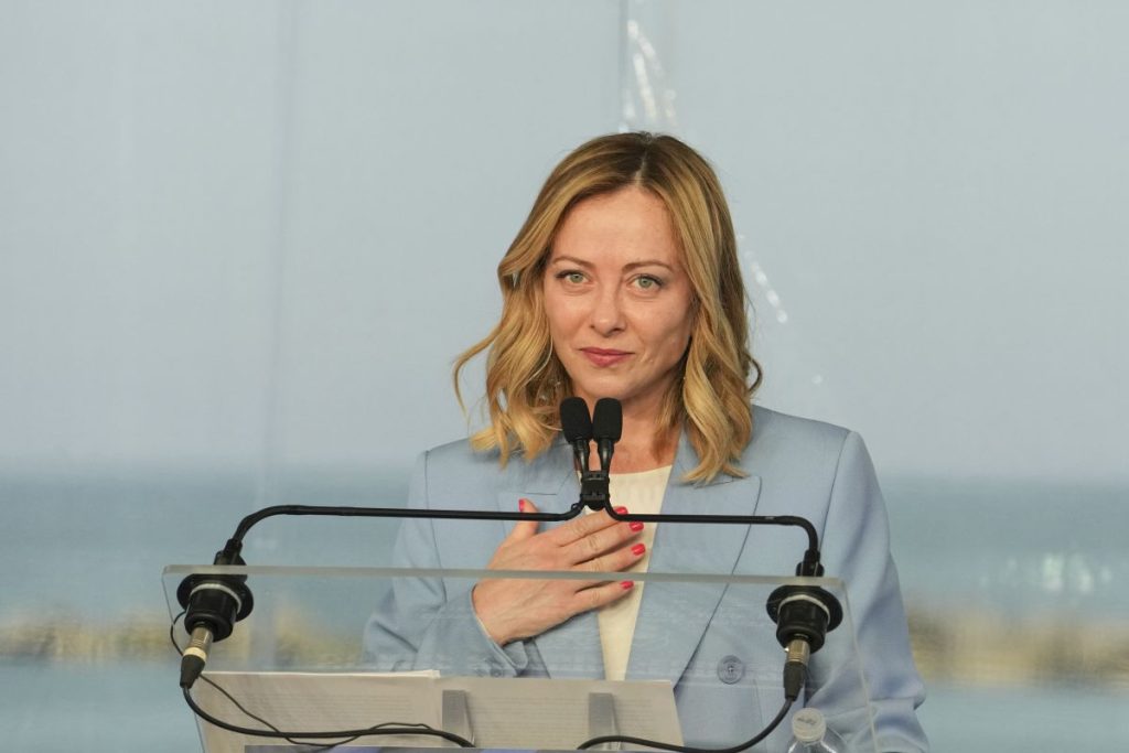 Durante la conferenza programmatica dei Fratelli d'Italia a Pescara, la Presidente del Consiglio...