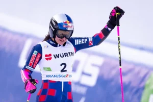 Zrinka Ljutic ha trionfato nello slalom di Kranjska Gora, Slovenia, della Coppa del Mondo di Sci...