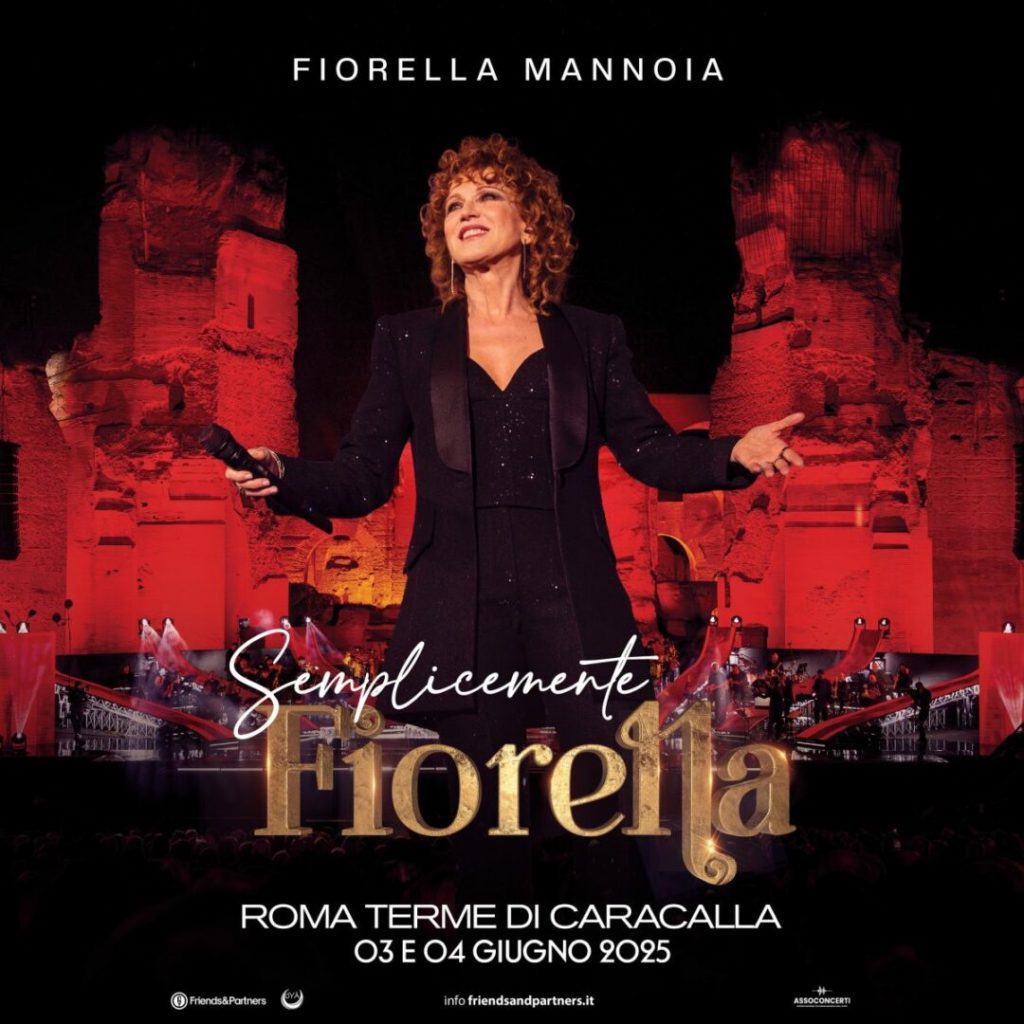 Fiorella Mannoia torna trionfante alle Terme di Caracalla di Roma con "Semplicemente Fiorella"...