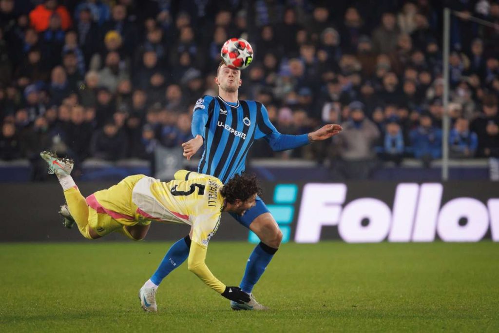 La Juve in vantaggio senza reti a Bruges, sicura dei play-off Champions