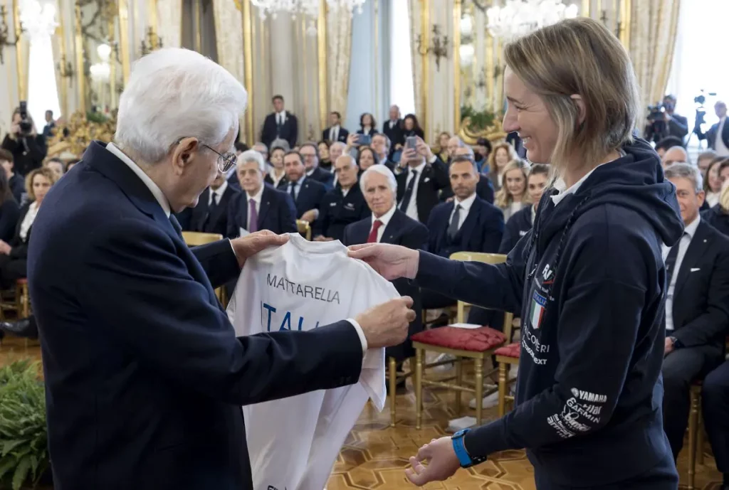 Celebrazione dei successi della vela azzurra al Quirinale