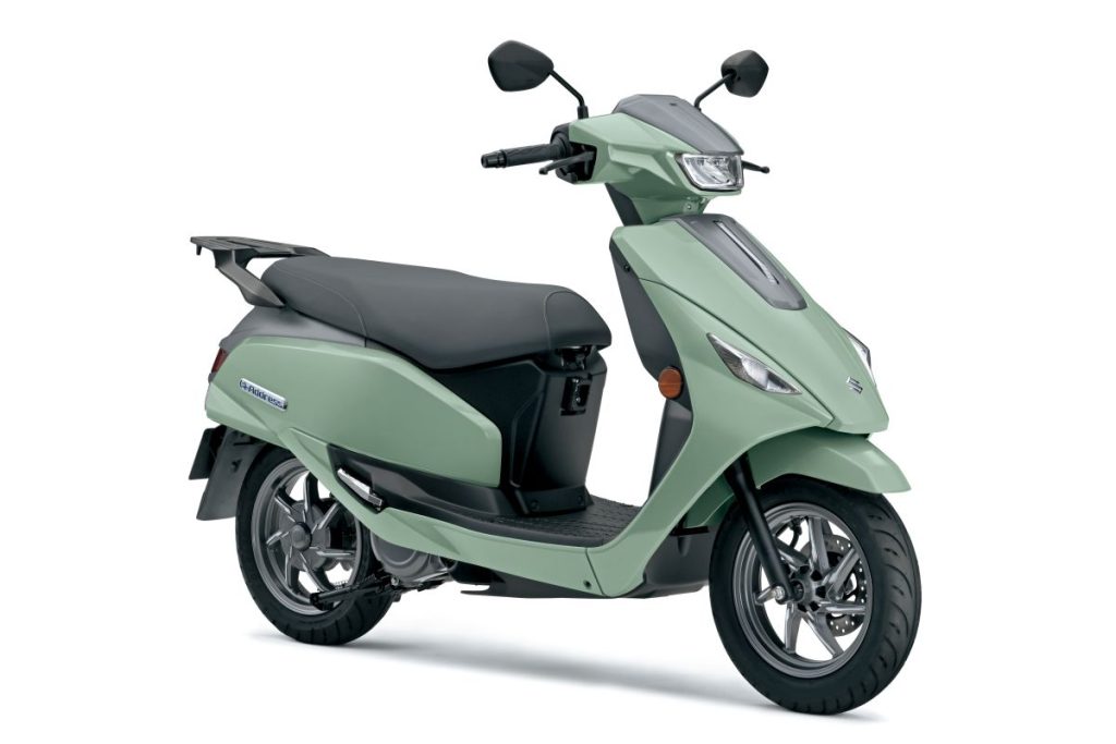 Suzuki ha presentato il suo primo scooter elettrico, Suzuki e-Address, al Bharat Mobility Global...