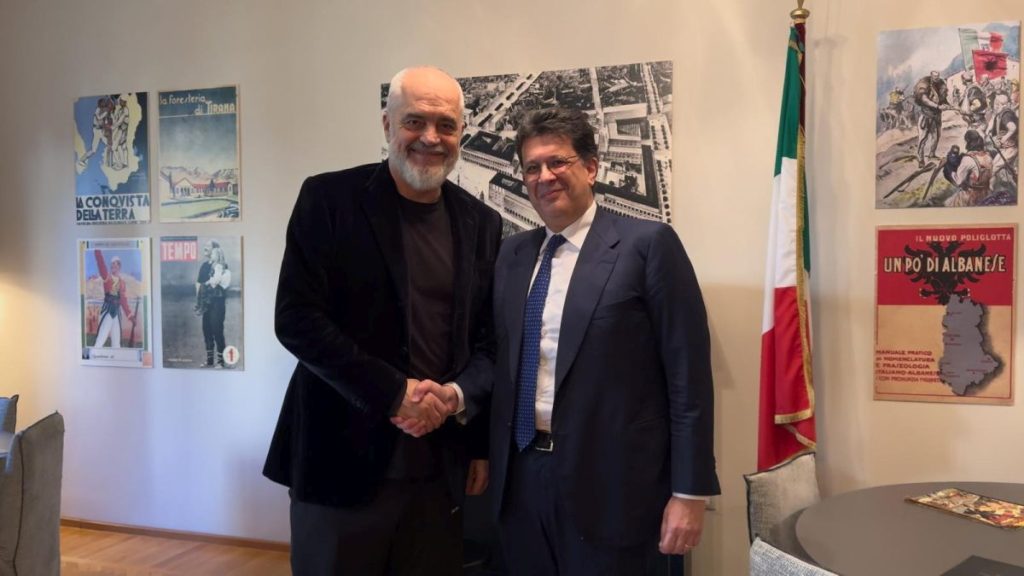 Il Premier Rama dell’Albania incontra i vertici dell’agenzia Italpress
