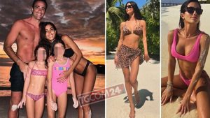 Federica Nargi ha trascorso le vacanze alle Maldive con il compagno Alessandro Matri e le figlie...