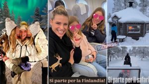 Michelle Hunziker si trova in Lapponia insieme alle sue figlie, alla ricerca delle renne. La...