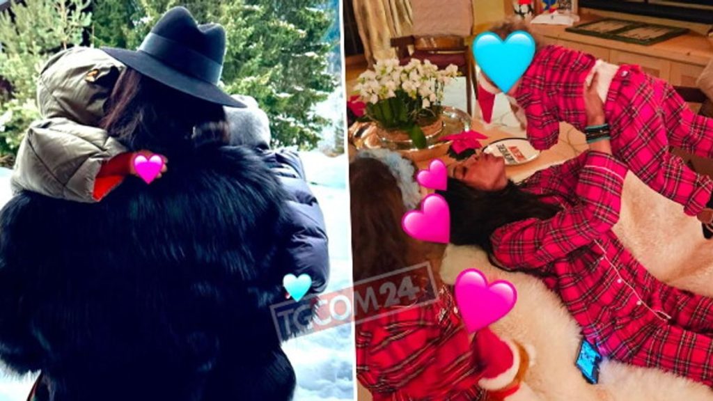 Naomi Campbell, celebre modella, mostra il suo lato più dolce trascorrendo una vacanza in montagna...