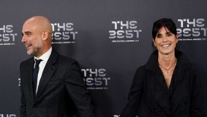 Pep Guardiola e Cristina Serra insieme: le immagini che li ritraggono