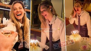 Festa a sorpresa per il trentesimo compleanno di Beatrice Valli con tantissimi amici
