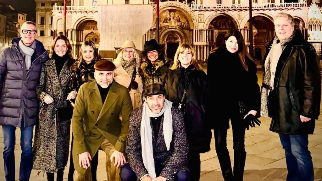 Il compleanno di Gigi Buffon a Venezia con tanti amici e la presenza di Ilaria D’Amico