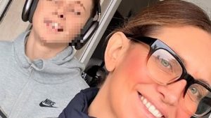 Katia Pedrotti e Tancredi, il sorriso ritrovato dopo il ricovero e la paura: un selfie speciale.