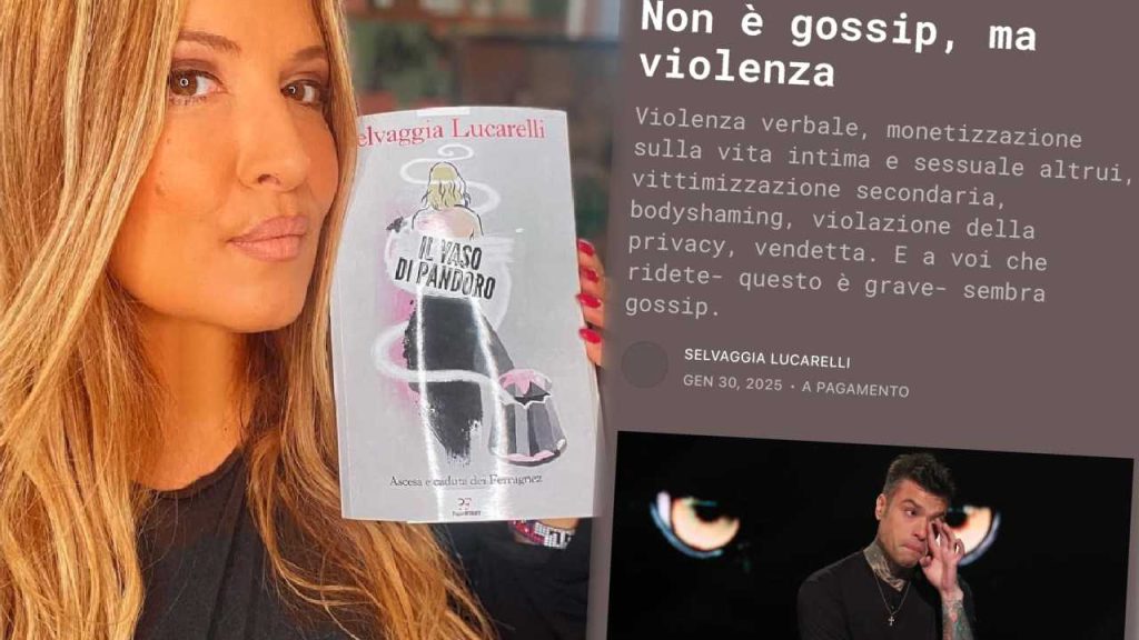 Selvaggia Lucarelli si esprime sulla vicenda Corona-Fedez-Ferragni, concentrandosi sulle modalità...