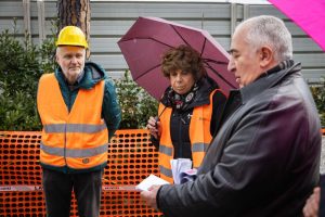 Gualtieri ispeziona Roma per l’inizio della costruzione del tunnel del collettore dell’Alto Farnesina