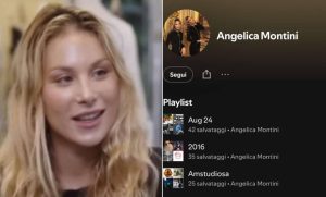 La playlist di Spotify di Angelica Montini svelata